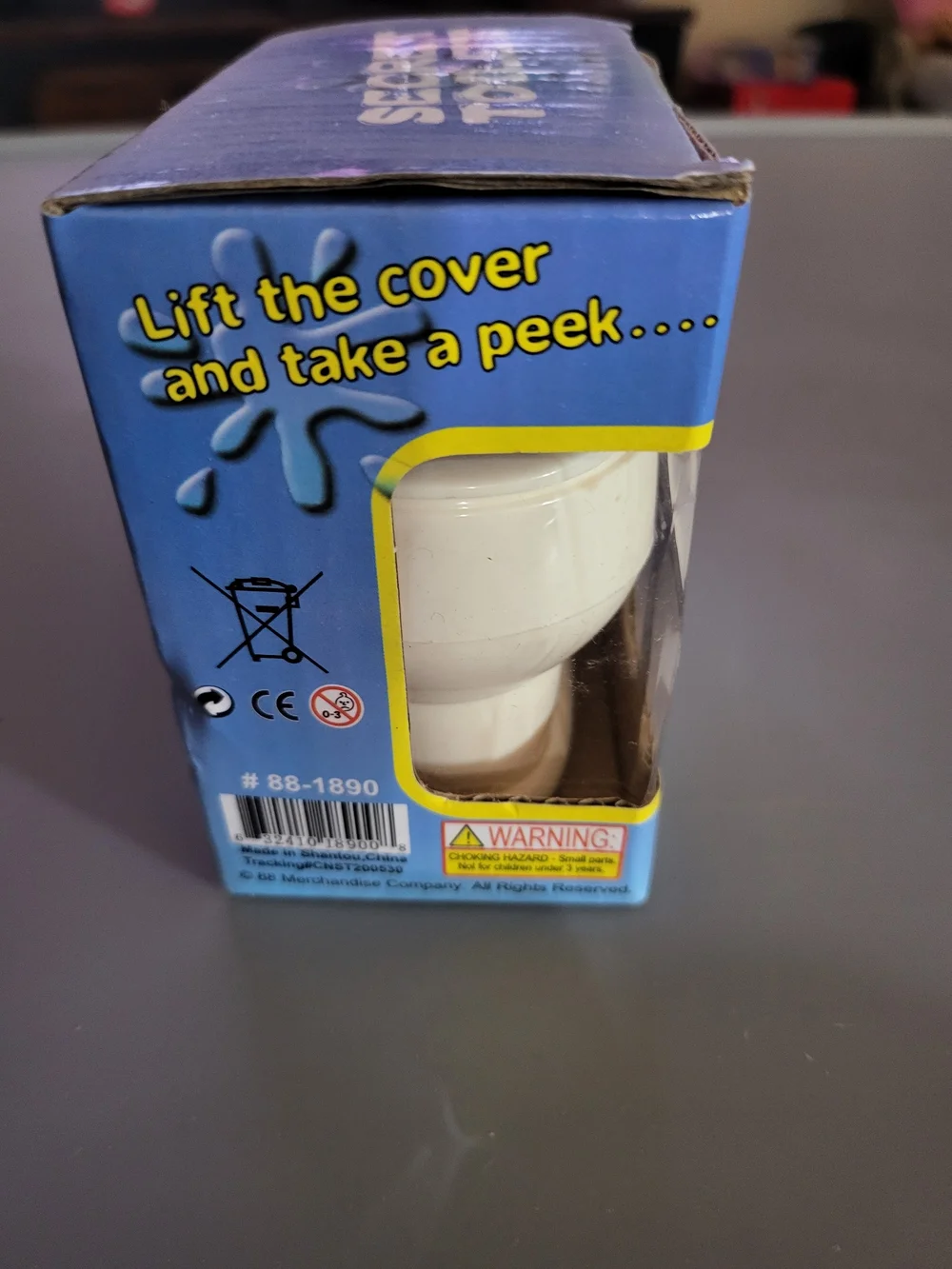 Secret Toilet Gotcha Prank Gag Toy New in Box